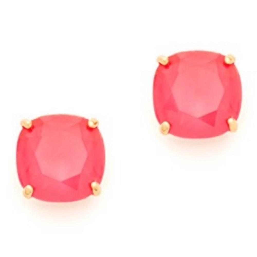 Kate Spade Pink Square Stud Earrings